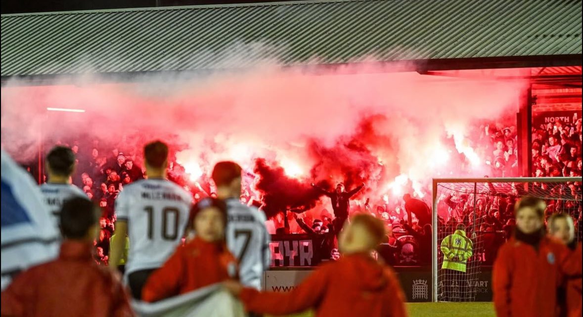 give it our all from minute one, fucking come on ayr ☠️