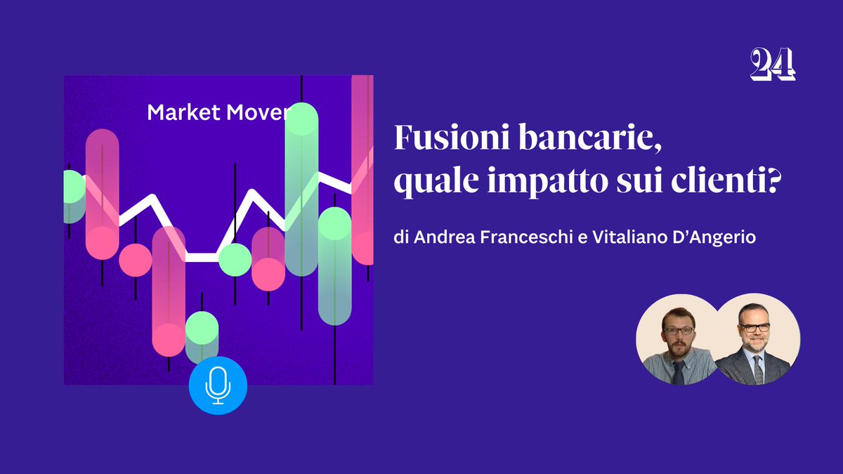La corsa alle fusioni bancarie dà sprint ai titoli in Borsa. Ma per la clientela il rischio è quello di perdere il presidio degli sportelli sul territorio. 
Ascolta qui Market Mover, il podcast finanziario de Il Sole 24 Ore: linktr.ee/market_mover