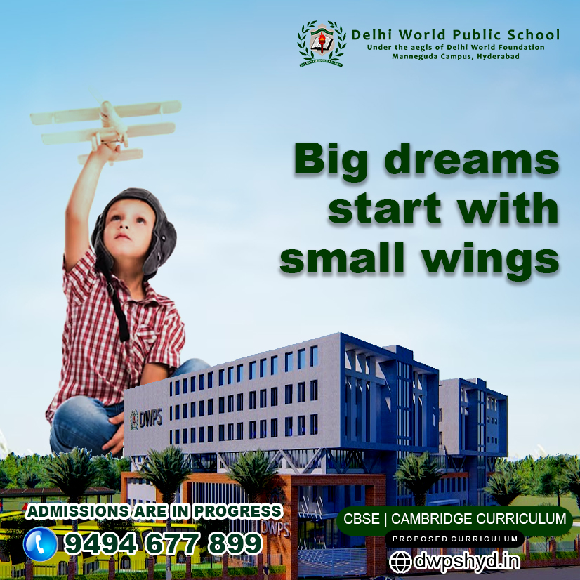 dwps_manneguda's tweet photo. 🎓 Admissions are now open! Give your child the best start with CBSE & Cambridge Curriculum.🌍🏫
📞 Call us: 9494 677 899
🌐 Visit: https://t.co/nB6dpX0NHj
#Schools #DelhiWorldPublicSchool #InstaGood #InstaEdu #LearnAndGrow #Education #SchoolLife #Learning #Hyderabad #DWPShyd https://t.co/U43NCMO8en