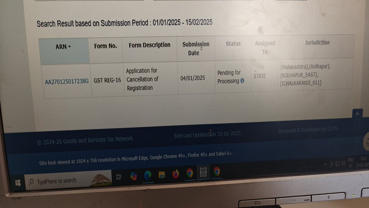 jajoom73's tweet photo. @cbic_india @Infosys_GSTN  how much time required for cancellation of registration? https://t.co/yRmwg1N11K