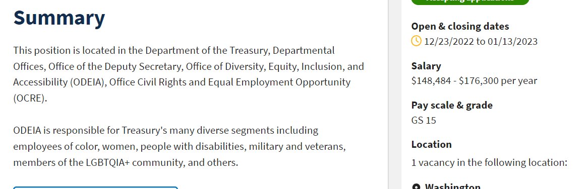 fentasyl's tweet photo. People STILL have no idea just how many senior (GS15+) federal employees were hired by Biden to be political commissars across all of the federal government.

Egregious abuse of power. Mass dismissal is the only possible option to correct his destruction of the civil service. https://t.co/kA5Ma2q2U2