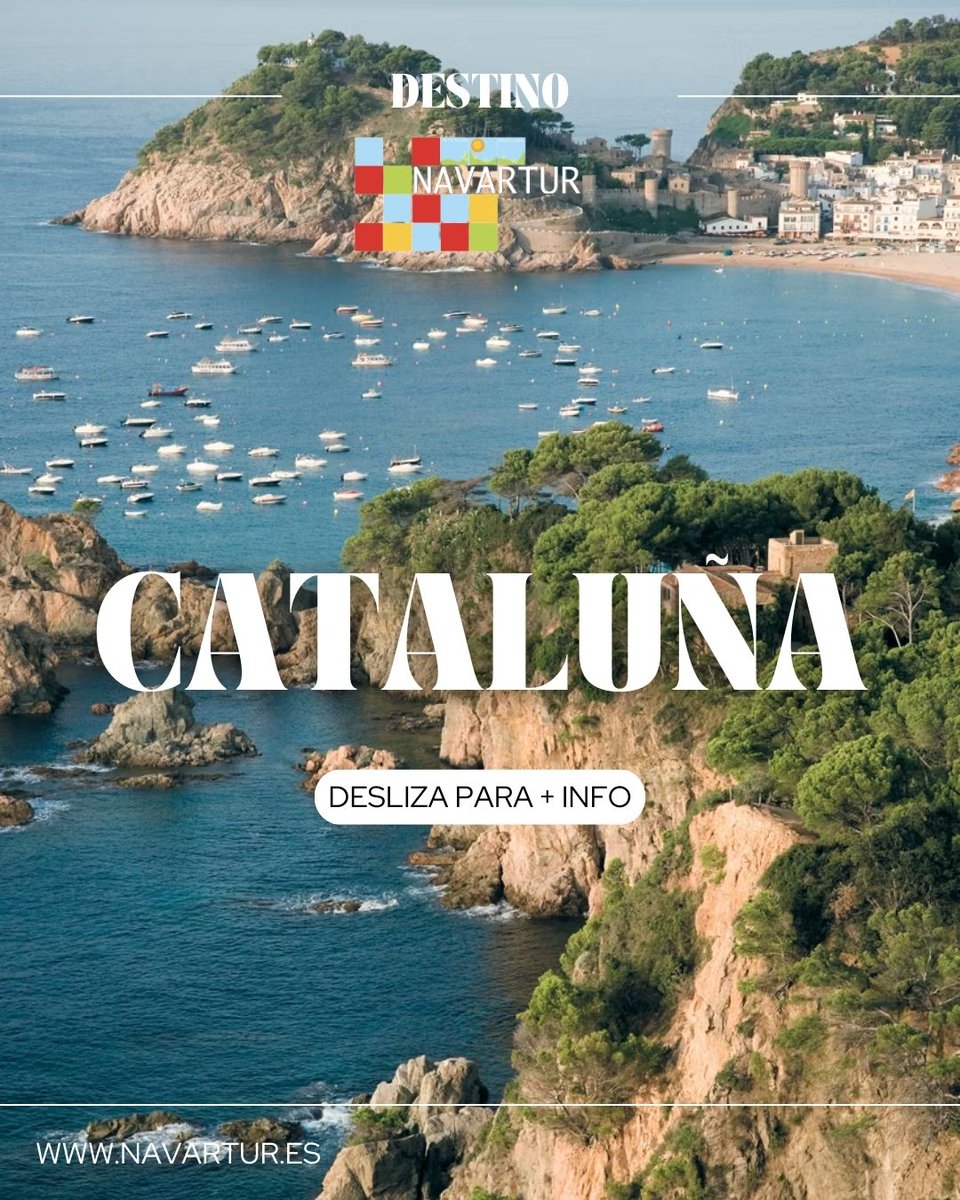 navartur's tweet photo. 🌊🏔️ Cataluña: entre el Mediterráneo y los Pirineos. Playas, pueblos medievales y gastronomía única. Descúbrela en #Navartur2025.

📅 21-23 feb, Baluarte, Pamplona
🎟️ Entrada gratis → https://t.co/QiNnzlcZVY

📸 @catexperience 

#Navartur #Visitnavarra https://t.co/NctCuXEf8A