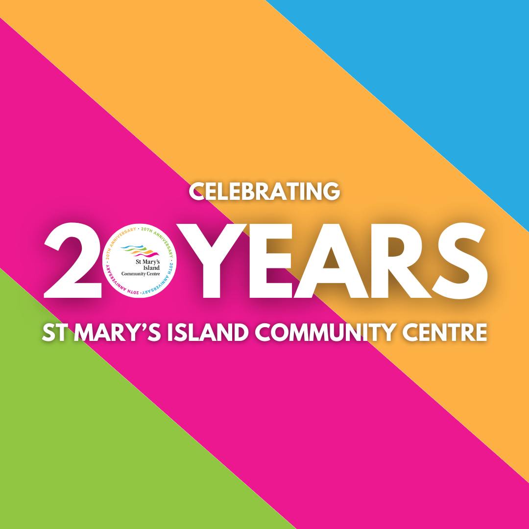 Updates will be coming soon regarding St Mary's Island Community Centre's 20th Anniversary celebrations! 🥳

Their first event will be announced soon so make sure you check back for updates! 👀

#stmarysislandcommunitycentre #whatsonmedway #chathammaritimetrust