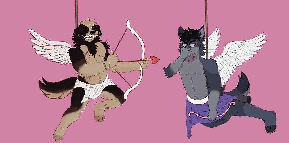 Valentines art I forgot to post here😭😭😭🧡🫶