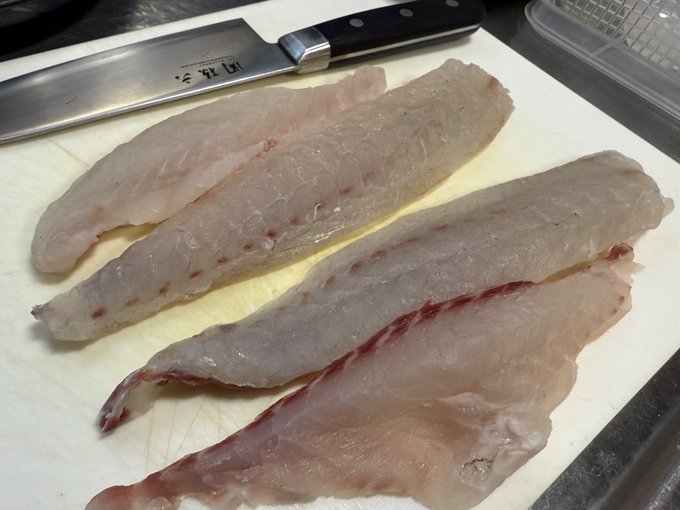 昨日釣った寒チヌで漬け丼とお刺身を作るぞ! 