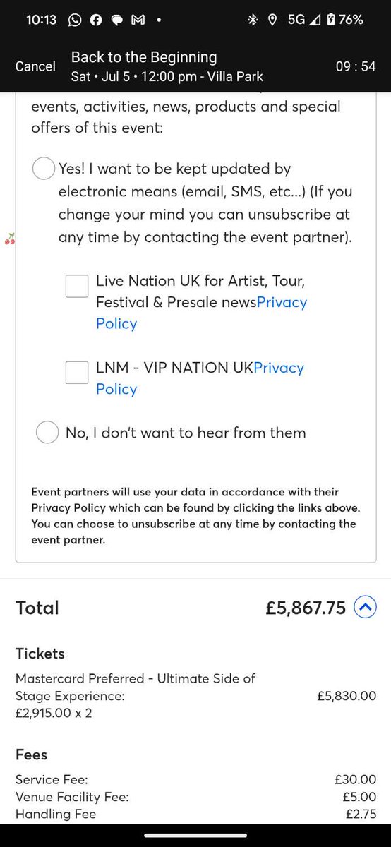 scott32359907's tweet photo. So glad I got to see them in 1997 was a blinding night, tried to get tickets for this concert but this was wot was left , couldn't justify spending this much .... 🤬😡😱😭😭😭

Ticketmaster rip off!!!!

#blacksabbath
#ozzy
#overpricedtickets
#ticketmasterripoff https://t.co/vEx6iOWoU7