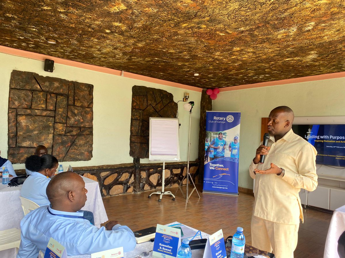 Our first facilitator is PDG <a href="/SsemwangaFranc2/">PDG Ssemwanga Francisco</a>, who led us through an insightful session on Learning with Purpose. His session inspired us to embrace intentional learning, ensuring that the knowledge we gain translates into meaningful impact. #UniteForGood #ClubOfReference