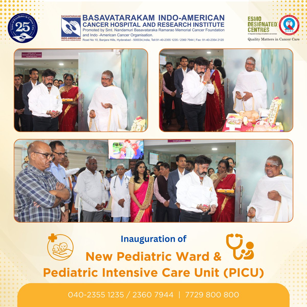 along with our dedicated Pediatric Oncology team <a href="/veerendra_patil/">Veerendra Patil</a>, Management, and staff. With the addition of more beds, we are now better equipped to support more young warriors fighting cancer. This expansion demonstrates (2/3)