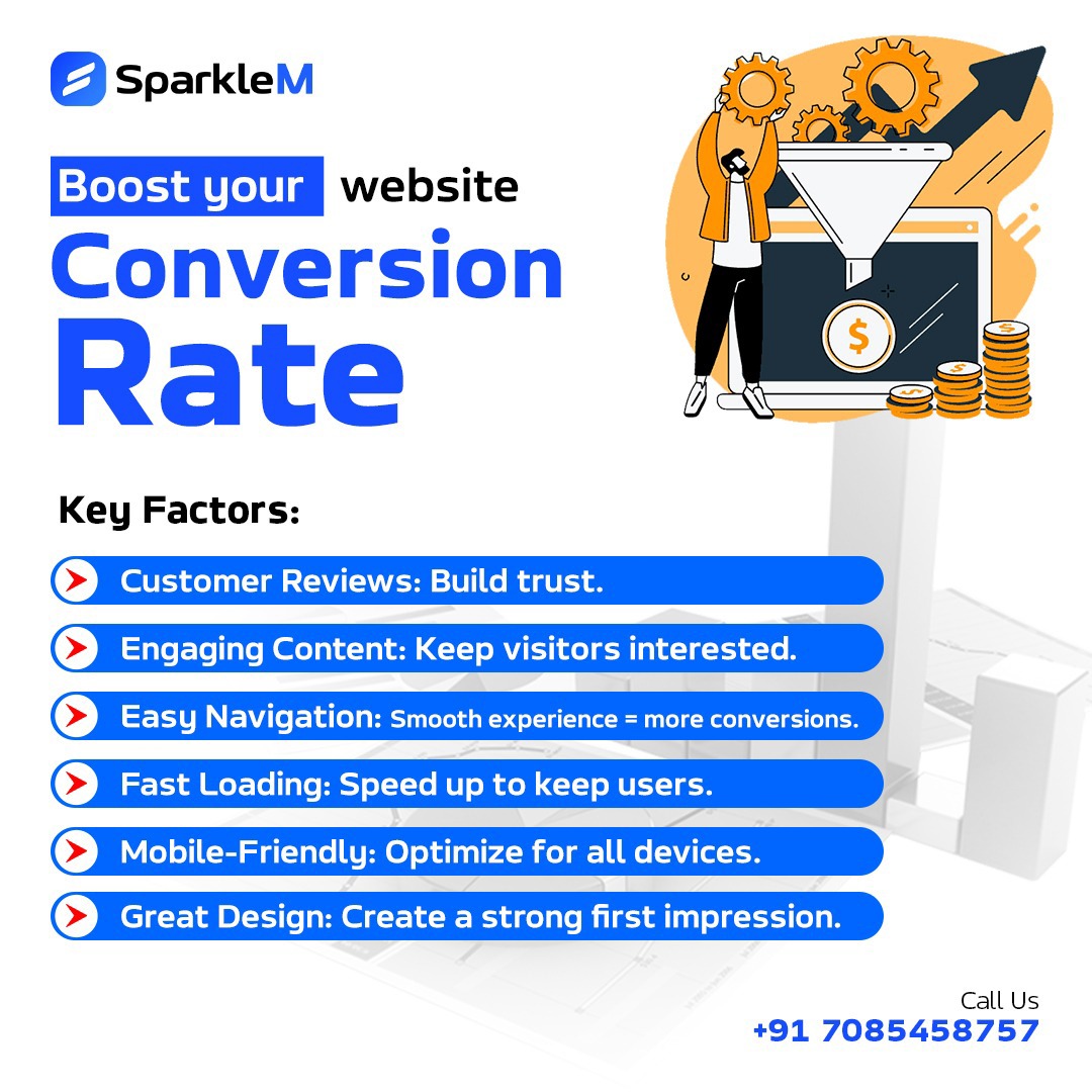 AgencySparklem's tweet image. 🚀 Boost your website conversion rate with trust-building reviews, engaging content, fast navigation, mobile optimization, and a stunning design!

A seamless user experience keeps visitors hooked and turns clicks into customers.💡

#ConvertNow #BetterUX #SEOBoost #DigitalGrowth