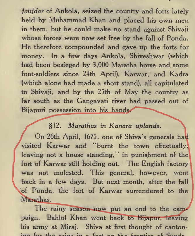 cryptopreeto's tweet photo. @sanatan_kannada ಏಪ್ರಿಲ್ 26, 1675 ರಂದು ಮರಾಠಾ ಅಧಿಕಾರವನ್ನು ವಿರೋಧಿಸಿದ್ದಕ್ಕಾಗಿ ಶಿಕ್ಷೆಯಾಗಿ ಕಾರವಾರ ಪಟ್ಟಣವನ್ನು ಸುಡಲಾಯಿತು. ಶಿವಾಜಿ ಕ್ರೌರ್ಯ ಎಷ್ಟಿತ್ತು ಅಂದ್ರೆ ಅಂದು ಕಾರವಾರ ನ��ರದ ಒಂದೂ ಮನೆ ಬಿಡದೆ ಸುಡಲಾಯ್ತು . ಅಂತವರನ್ನು ನಿನ್ನಂತ ಕನ್ನಡ ದ್ರೋಹಿಗಳು ಮೆರೆಸಬೇಕಷ್ಟೆ . https://t.co/aExbXuqKB8