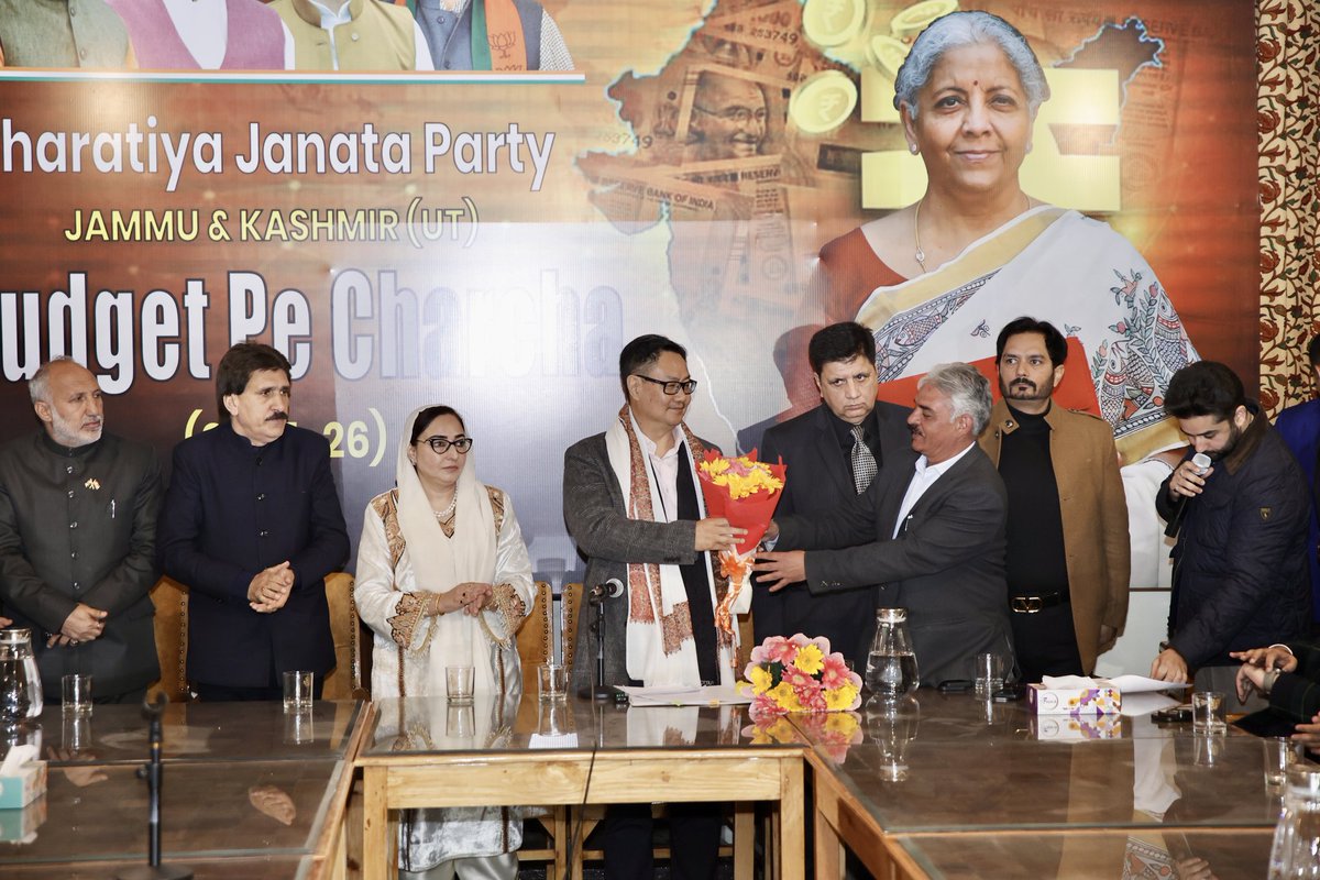 People of Jammu and Kashmir are welcoming the Union Budget 2025-26 Budget.
From historic tax relief for the middle class to transformative investments in infrastructure, farmers &amp; social welfare, this is a budget for every citizen’s growth &amp; prosperity. 

#ViksitBharatBudget2025