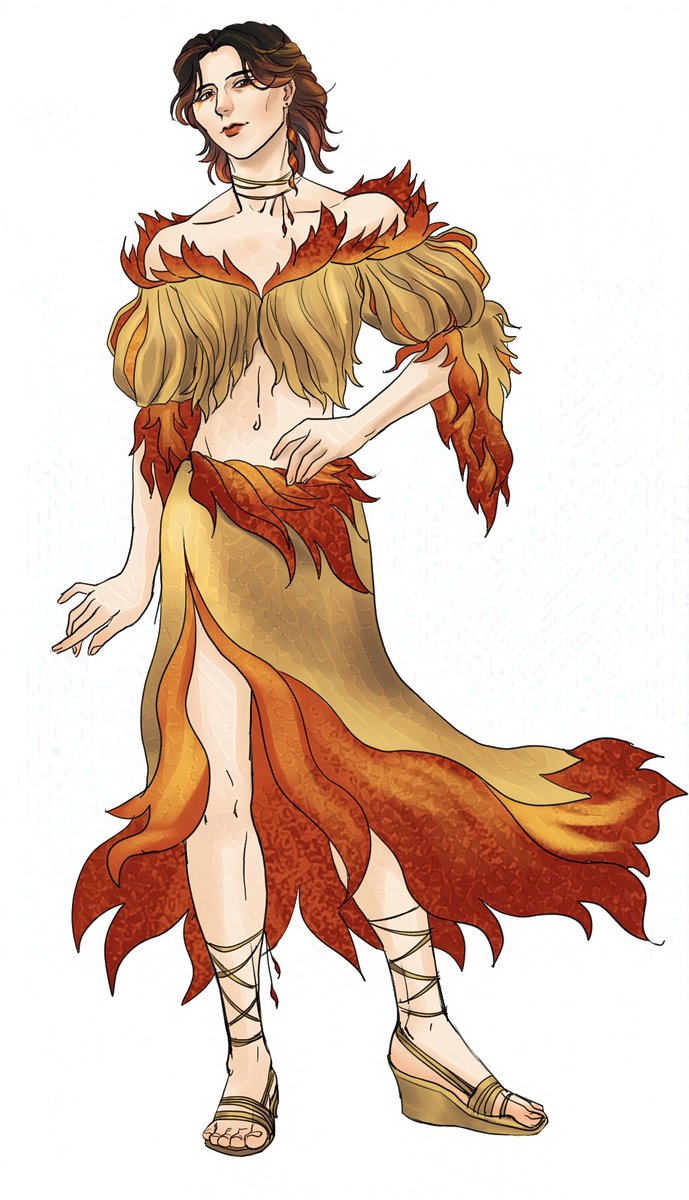 sedentiment's tweet photo. Updating here too~ 

gazi in legendary bird-inspired gowns (outfit ideas from @carzla1 and from gazi's feathery photoshoot😆

#sedentimentart https://t.co/yeCc1mm0lV