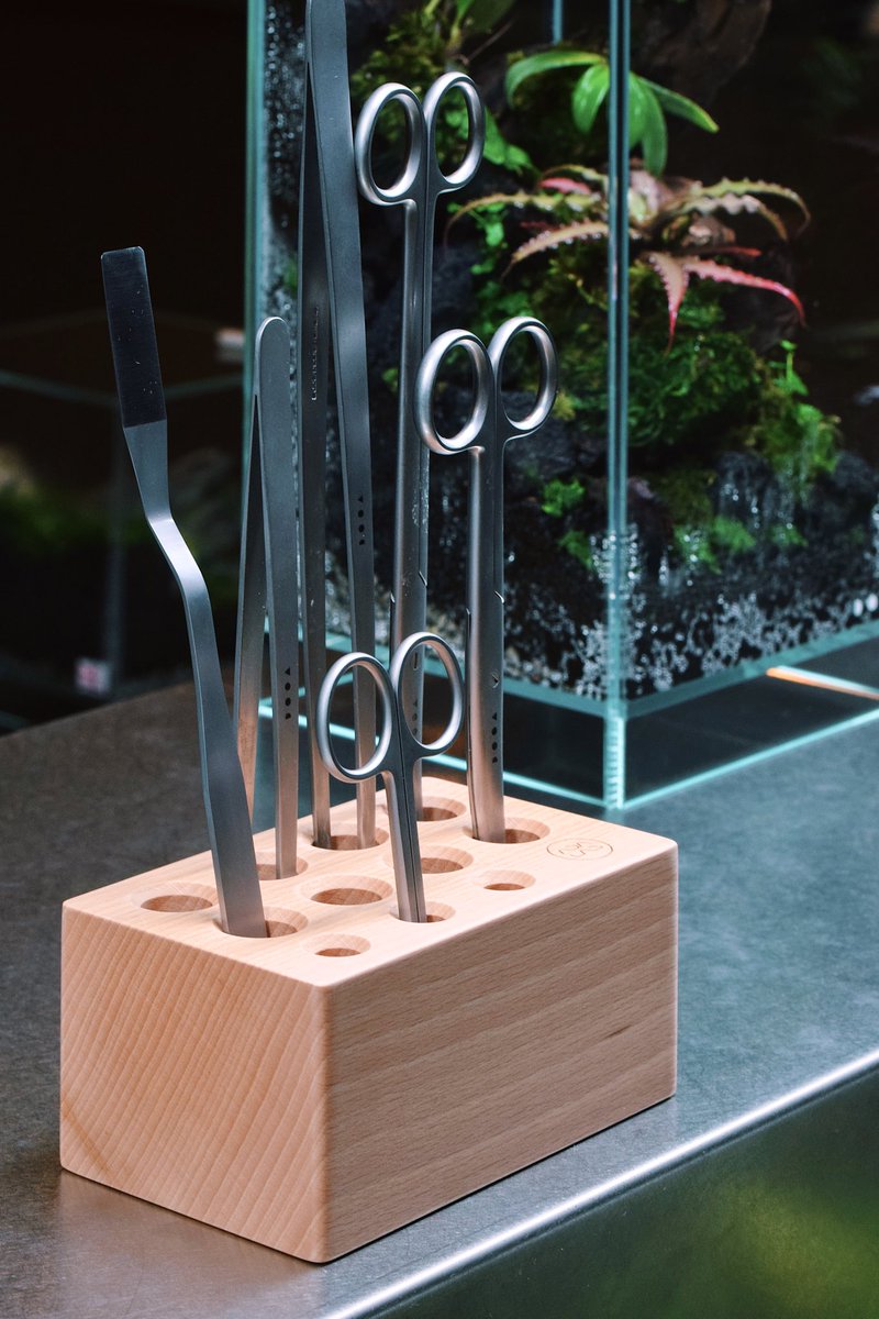 ADA LAB LIMITED PRODUCTS : WOOD BLOCK TOOL STAND 良質な無垢の天然