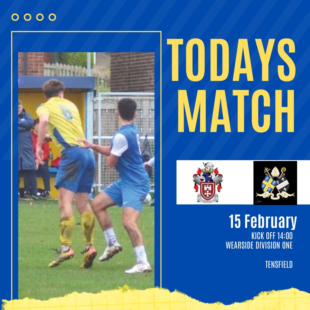 Today's action ⚽

<a href="/newdurhamafc/">New Durham AFC</a> (h)
Wearside League Div One
Kick off 14:00