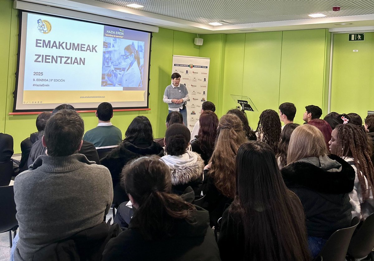 BREM Biofisika (@brforem) on Twitter photo ¡Esta semana en el Instituto Biofisika hemos estado a tope con la iniciativa <a href="/EmakZientzian/">Emakumeak Zientzian</a> ! Recibimos a estudiantes que exploraron nuestras instalaciones, disfrutamos de una charla súper inspiradora de nuestra investigadora Dra. Anna Shnryrova, y mucho más! ¡Esta semana en el Instituto Biofisika hemos estado a tope con la iniciativa <a href="/EmakZientzian/">Emakumeak Zientzian</a> ! Recibimos a estudiantes que exploraron nuestras instalaciones, disfrutamos de una charla súper inspiradora de nuestra investigadora Dra. Anna Shnryrova, y mucho más!