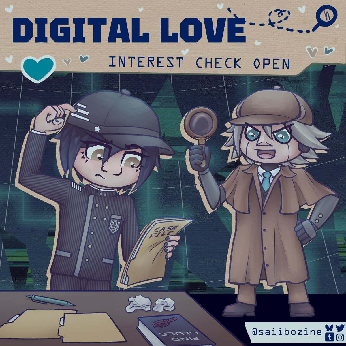 🔎Interest check open!!!🩵

📆 From Feb 15th to Mar 15th.

📨 Send this form to a friend who would be interested in a Saiibo zine! Every follow and share means a lot!

🔗 Link in replies!
