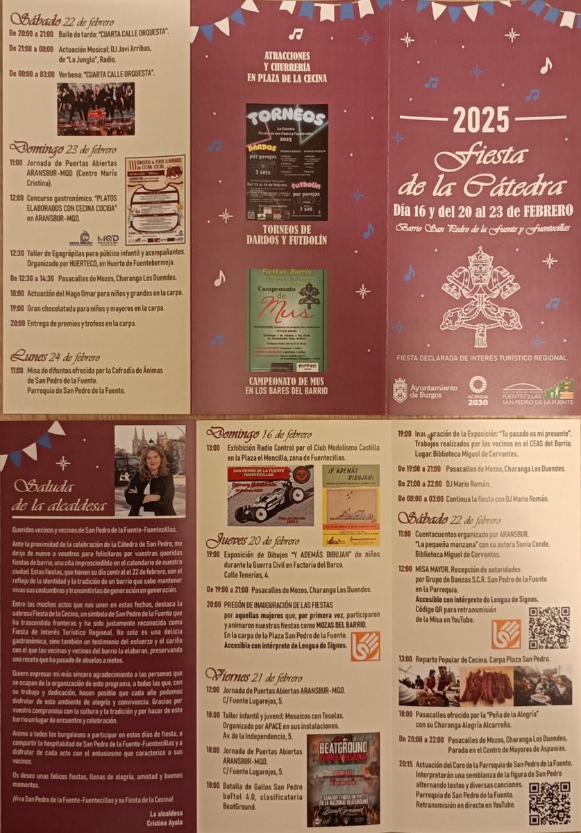 Ya están aquí NUESTRAS FIESTAS DEL BARRIO SAN PEDRO DE LA FUENTE-FUENTECILLAS!!!!!! # barrios @fiestas_sanpedroyfuentecillas <a href="/apaceburgos/">APACE Burgos</a> @asociacionautismoburgos @fuentecillas_aspanias @aransbur @huertecoasociacion@rojillos_sanpedro @alegria_sanpedro @aytoburgosoficial #Burgos