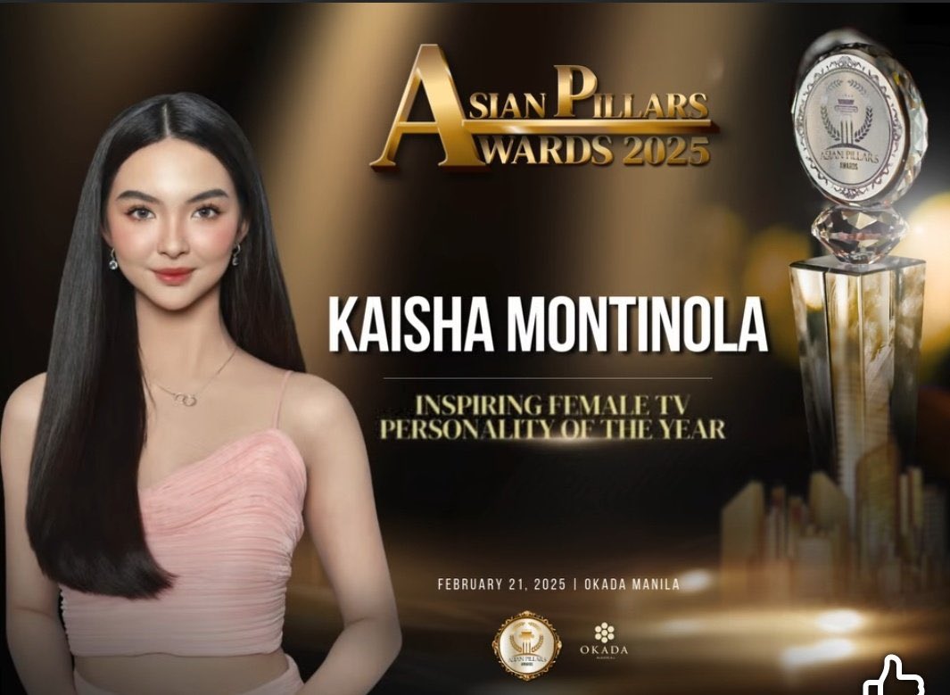 missmaaaam_'s tweet photo. Congratulations Kai! Well deserved award. Sa Okada ang awarding, bongga! https://t.co/hH1FqKGLKD