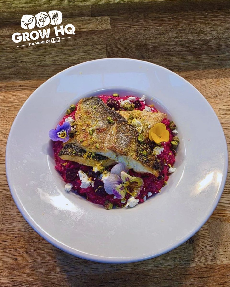Melvin’s busy in the kitchen, cooking up loads of lovely beets from our organic garden to create this weekend’s special: Beetroot Risotto with Pan-fried Seabass, Feta, &amp; Pistachio✨

We’re open 9 AM – 4 PM, Saturday &amp; Sunday. Book ahead on 051-584422, or just pop in!