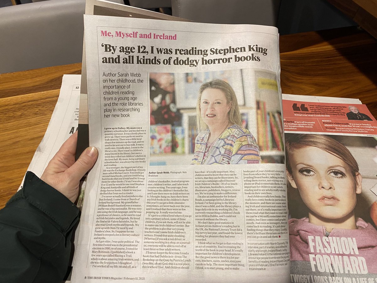 Tracy McEneaney (@tracy_mceneaney) on Twitter photo Nice piece from <a href="/sarahwebbishere/">Sarah Webb</a> in <a href="/IrishTimesMag/">Irish Times Magazine</a> and thanks for mentioning <a href="/LibrariesIre/">Libraries Ireland</a> and #Irelandreads Join the library, never know what you will find. Big Swap today in Ardkeen Library #Waterford with free clothes, toys, household items etc. #Waterford Nice piece from <a href="/sarahwebbishere/">Sarah Webb</a> in <a href="/IrishTimesMag/">Irish Times Magazine</a> and thanks for mentioning <a href="/LibrariesIre/">Libraries Ireland</a> and #Irelandreads Join the library, never know what you will find. Big Swap today in Ardkeen Library #Waterford with free clothes, toys, household items etc. #Waterford