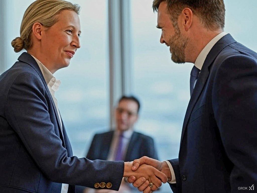 Die AfD wurde von der Münchener Sicherheitskonferenz ausgeschlossen. Der Vizepräsident der USA hat Alice Weidel trotzdem - oder gerade deshalb - getroffen. Thank You <a href="/VP/">Vice President JD Vance</a> <a href="/JDVance/">JD Vance</a>