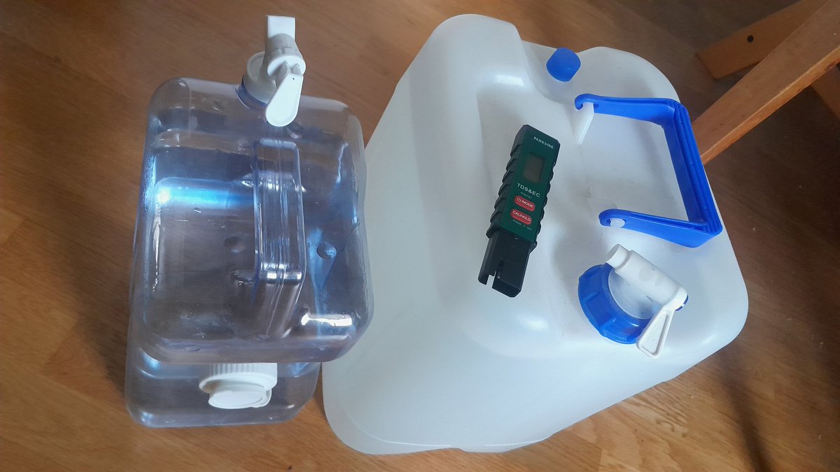 oh2gax's tweet photo. Time to change NATO-waters after some storage period even the quality was okey after TDS and microscope check. https://t.co/CY2mnYHb3h