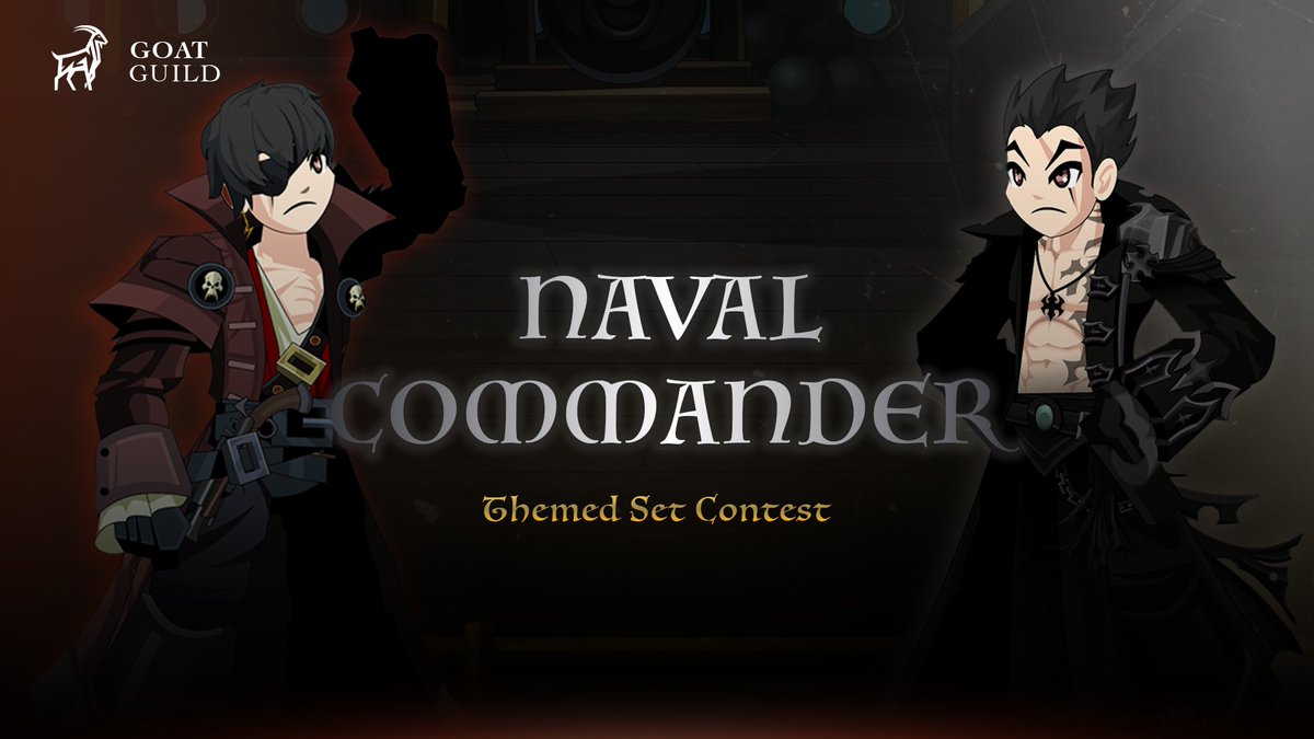 Ready to command the seas? Take part in our Naval Commander Set Contest! Don’t miss out on the chance to be a true commander, join the server today and make your mark! 

PRIZES:
🥇7k APs
🥈5k APs
🥉2k APs

LINK: discord.gg/aqwgoats