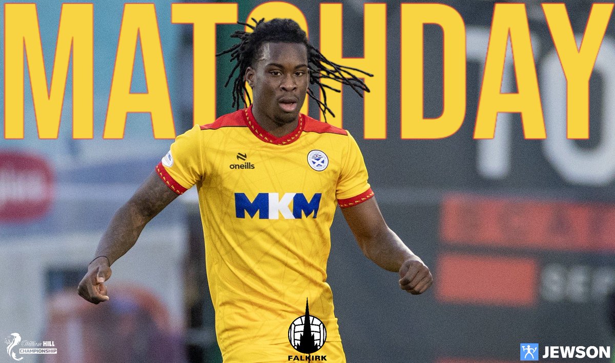 It’s Matchday!

🆚 <a href="/FalkirkFC/">Falkirk FC</a> 
🏆 <a href="/WilliamHill/">William Hill</a> Championship
🏟️ The Falkirk Stadium
⌚️ 3.00pm
🎟️ SOLD OUT 👏

See you all this afternoon! 🖤🤍

#WeAreUnited