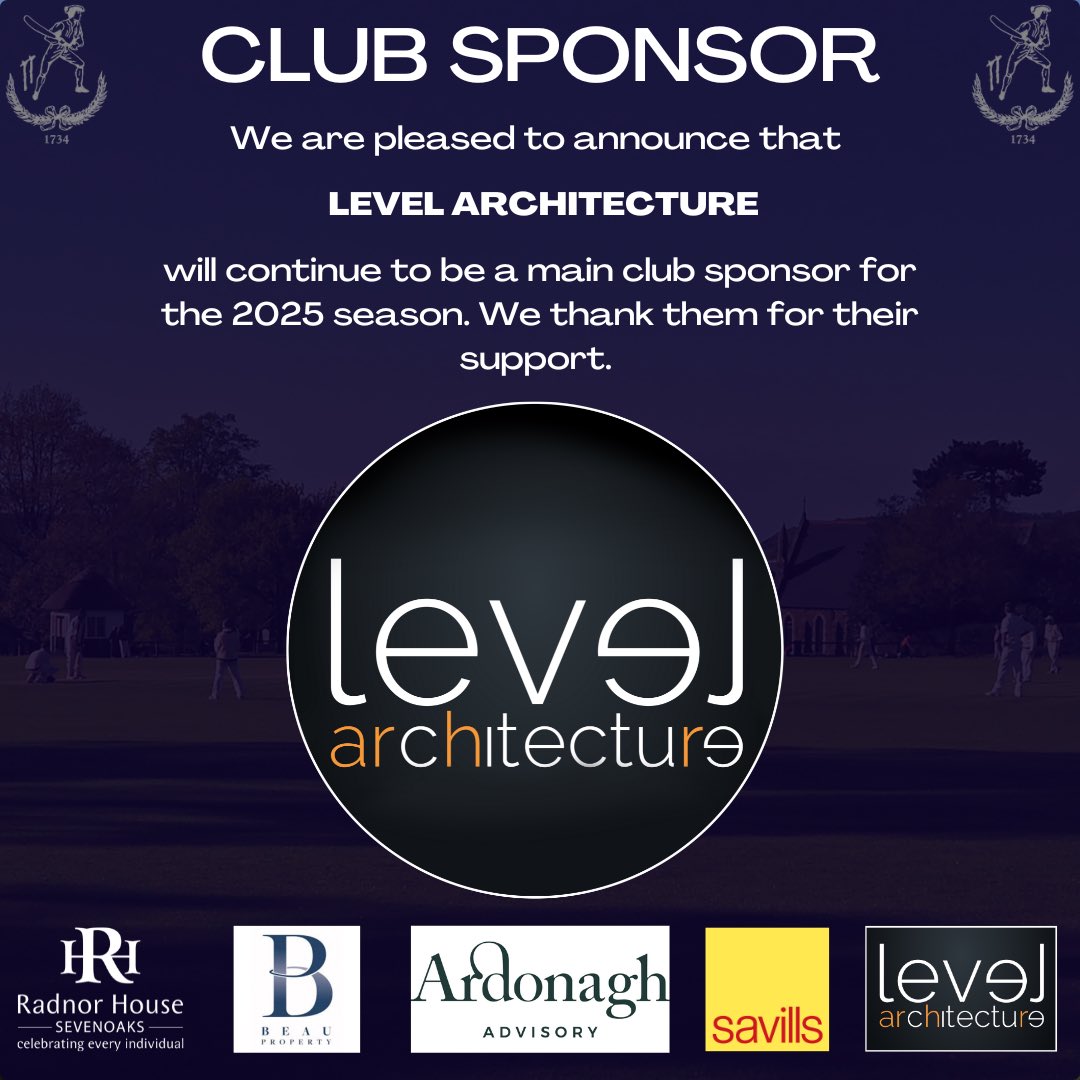 We’re pleased to announce that Level Architecture will continue to sponsor the club for the 2025 season

#svcc1734