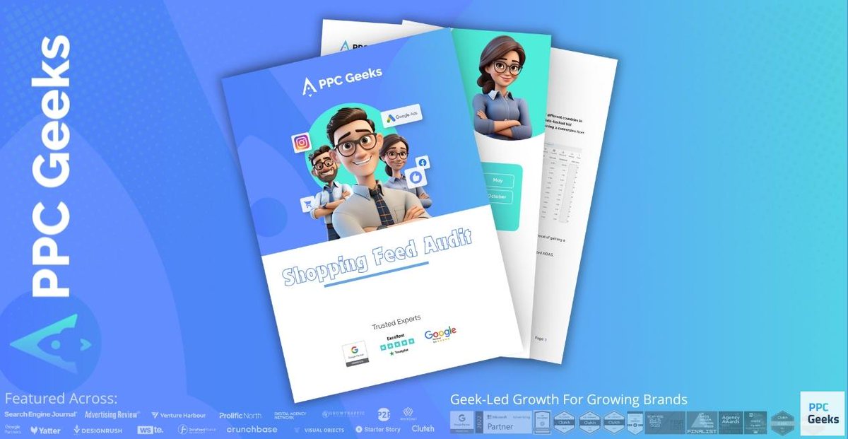 PPC_Geeks's tweet image. Maximise your vertical performance with our Shopping Feed Audit! 📈 Boost sales, cut costs, and get free expert advice. Better results, faster! Visit us at ppcgeeks.co.uk/free-shopping-… #ppcexperts #ppcgeeks 🚀 #sales #costreduction #businessadvice