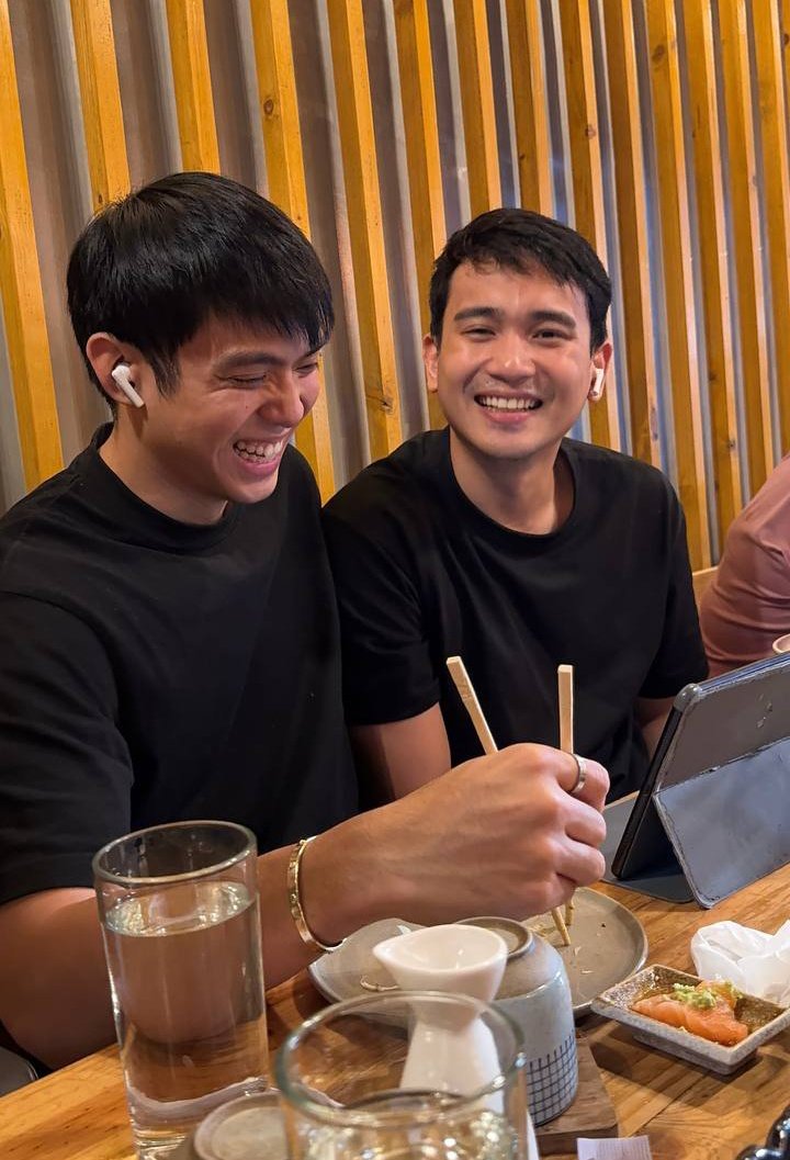 ShaineMarquez's tweet photo. Those smiles say it all! 

Always wear that smile. Super saya nyan. We're glad u're able to relax &amp; rest properly before kayo maging busy uli. As you said, masusurprise nalang kami sa mga ganap.

Mahal namin kayo! @dingdongbahan @impatrickr

DONGPAT GIVES LOVE
#DongPatOurUniverse https://t.co/zyChwpqmTK