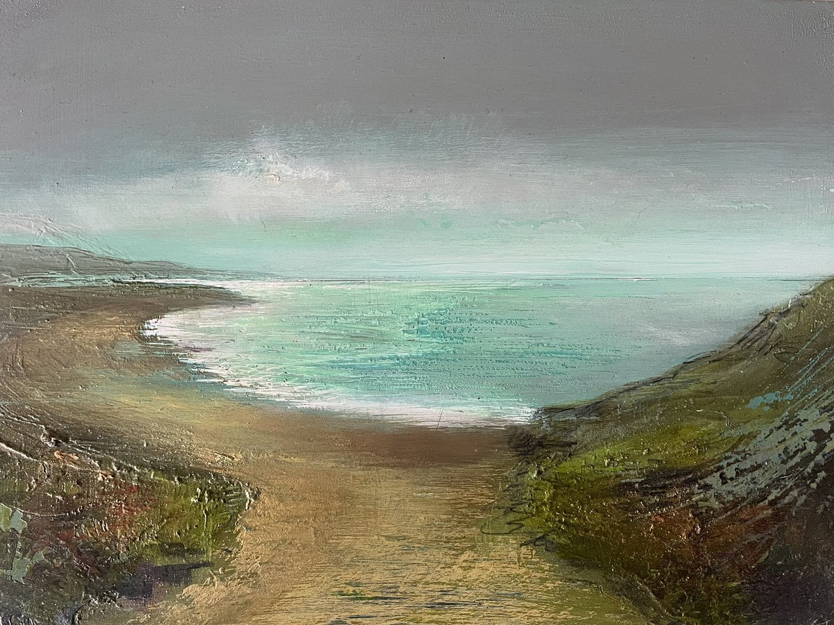 Quiet Bay sold at the weekend #oilpainting #painting #newhome