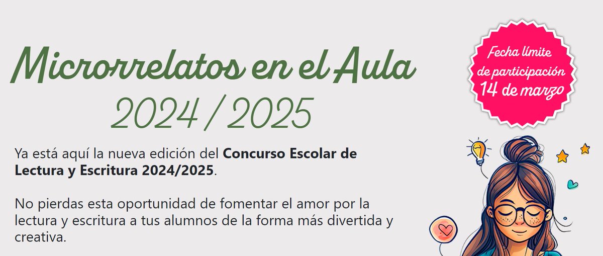 Participa en el concurso de microrelatos <a href="/EditoresMadrid/">AEM</a> con tus alumnos de ESO y Bachillerato #IF_CMadrid concurso-escolar-lectura.es