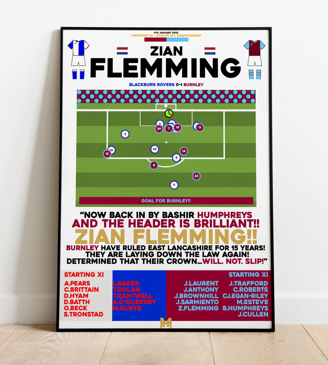 🟣FRAMED PRINT GIVEAWAY🟣

If Burnley WIN v Preston North End Today, we’ll giveaway any Framed Print on our mezzaladesigns.co.uk site!🎁 

To Enter👇🏼 

🔄RT This Tweet 
🤝Follow <a href="/MezzalaDesigns/">𝗠𝗲𝘇𝘇𝗮𝗹𝗮</a> &amp; <a href="/TurfCastPodcast/">TurfCast - Burnley FC Fan Channel</a> 
🏷️Tag a Friend 

Good Luck☘️

#twitterclarets