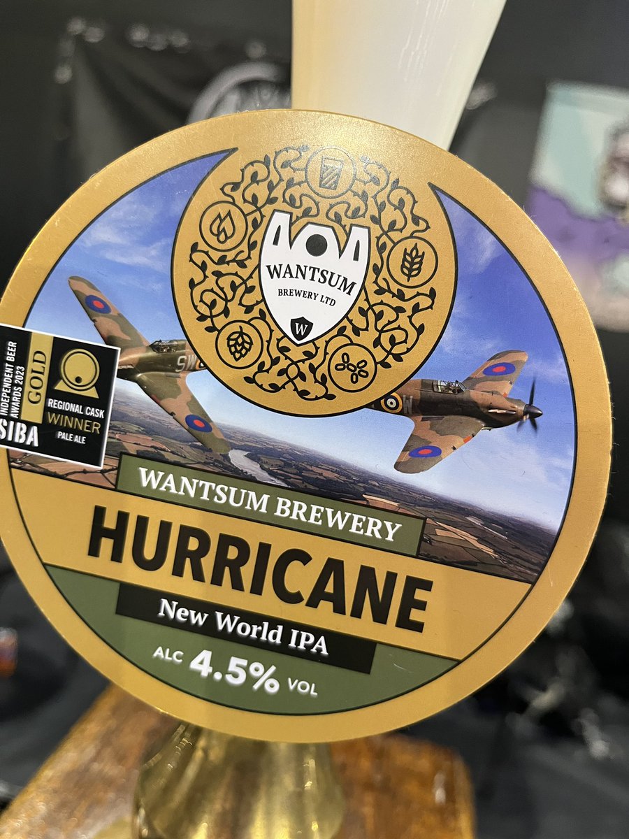 Last day @gbbfwinter and on the pumps is WANTSUM HURRICANE - brewed in Kent by our Lead Brewery it’s packed full of Citra and Mosaic. Doors open at 12 noon. See you at the bar, we’re in the main hall, near the seating area 🍻