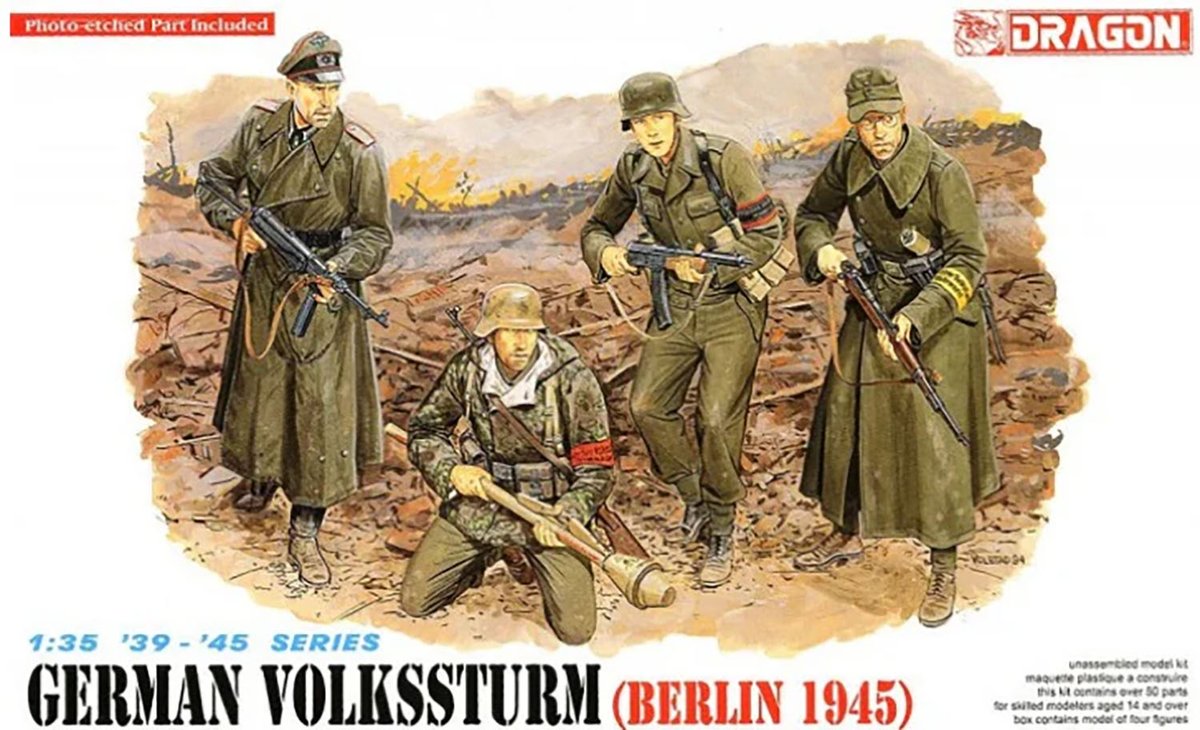 ドラゴンの1/35 WW.II ドイツ軍 国民突撃兵 ベルリン 1945は、第二次