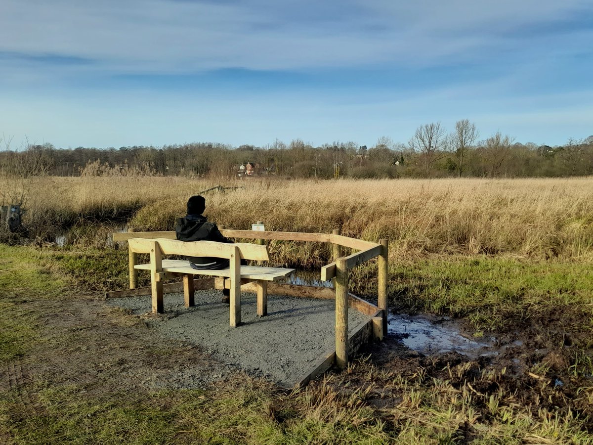 We've built a new memorial bench at Thorpe Marshes! 💚

It's a good spot for water vole, water rail and otter, for the patient folk 😉

Marsh harrier can be spotted regularly here too 🪶