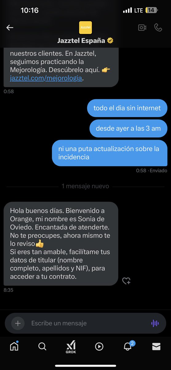 Bienvenido a ORANGE. Estoy llorando