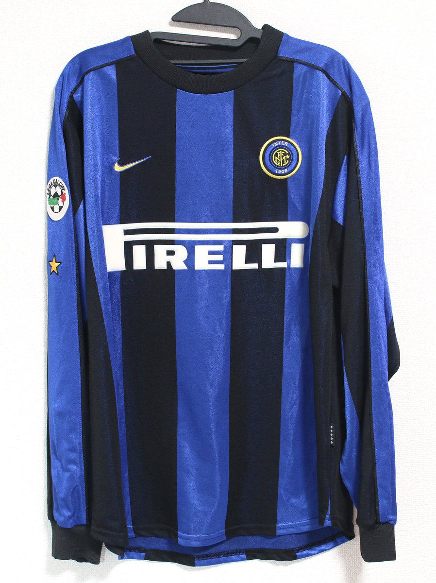 ロベルトバッジョ　セリエA インテル長袖ユニフォーム RT @solairouniform: ロベルト・バッジョ選手 インテル 長袖