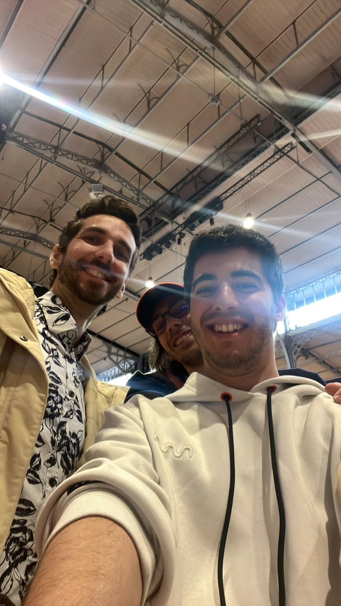 Great meeting Pierrot (<a href="/pierrot_tech/">Pierrot</a>) and Gerard Fernandez (@cptnsalami) from Vivid Gallery <a href="/vivid_ordinals/">Vivid Gallery</a> for the first time at <a href="/nft_paris/">NFT Paris</a>! Enjoyed the conversation and looking forward to exploring more about Bitcoin Ordinals and digital art 👉collaboration on <a href="/GeneratedArt/">GeneratedArt</a>