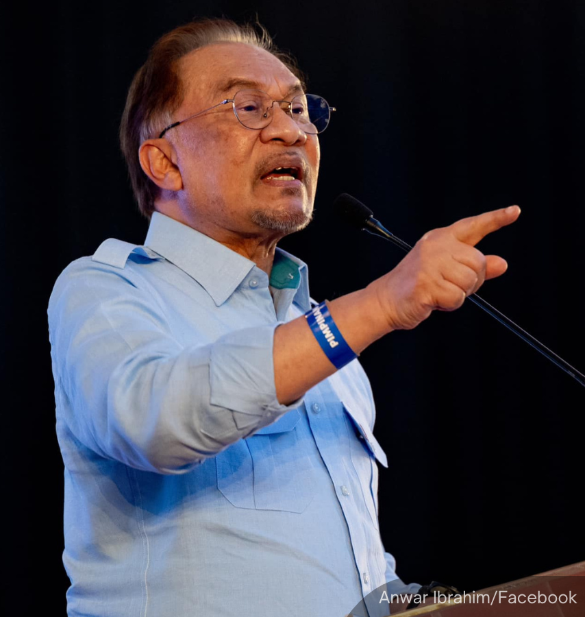 NewsBFM's tweet image. Anwar Ibrahim has once again challenged former leaders to surrender half of their wealth if they are truly sincere in helping the people.

"When they were in power, they stole, took commissions, bought properties in Australia and London, and then returned home claiming to care…