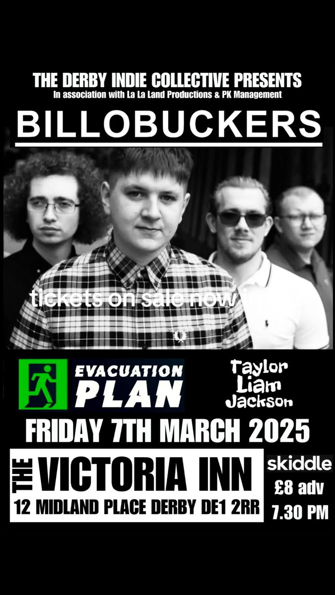 Dean Clarke (@deanoc78) on Twitter photo Less than 3 weeks to go for this gig bringing some of the best of the East Midlands bands together  <a href="/BILLOBUCKERS/">BilloBuckers</a>   <a href="/lcfcRonnie/">Ronnie</a>  <a href="/DJSCOUSE1976/">La La Land Productions</a>   <a href="/Wemyssscenes/">Wemyss Scenes</a> <a href="/Lee_CityRed/">LeeBristol</a> <a href="/indierock01/">Indie Music</a> <a href="/IndieRevUK/">Indie Revolution</a> <a href="/sionafnowball/">Fiona Anne</a>  <a href="/DerbyLIVE/">Derby LIVE</a>
<a href="/gr8musicvenues/">gr8MusicVenues</a>
Tickets ๐ ยฃ8
skiddle.com/e/40576880 Less than 3 weeks to go for this gig bringing some of the best of the East Midlands bands together  <a href="/BILLOBUCKERS/">BilloBuckers</a>   <a href="/lcfcRonnie/">Ronnie</a>  <a href="/DJSCOUSE1976/">La La Land Productions</a>   <a href="/Wemyssscenes/">Wemyss Scenes</a> <a href="/Lee_CityRed/">LeeBristol</a> <a href="/indierock01/">Indie Music</a> <a href="/IndieRevUK/">Indie Revolution</a> <a href="/sionafnowball/">Fiona Anne</a>  <a href="/DerbyLIVE/">Derby LIVE</a>
<a href="/gr8musicvenues/">gr8MusicVenues</a>
Tickets ๐ ยฃ8
skiddle.com/e/40576880
