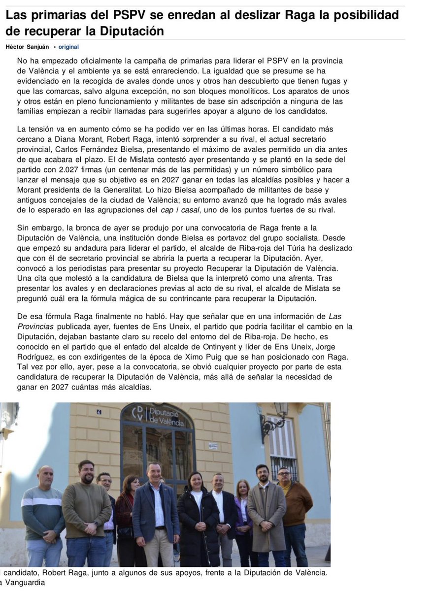 YoPspvPsoe's tweet image. En cuento recuperar la Diputación 
Ens Uneix  deja claro que con Raga y el entorno que le apoya no será posible. 

Luego @CarlosFBielsa es el único candidato que puede recuperar la diputación de las manos de PP y VOX. 
#FuturComPartit