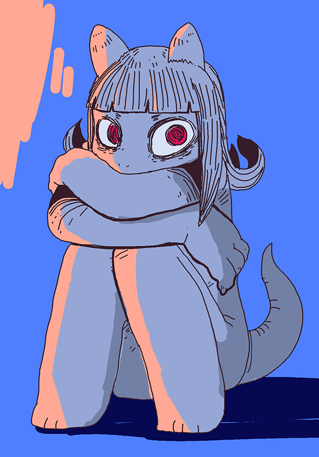 「よるらくがき 」|大鳥のイラスト