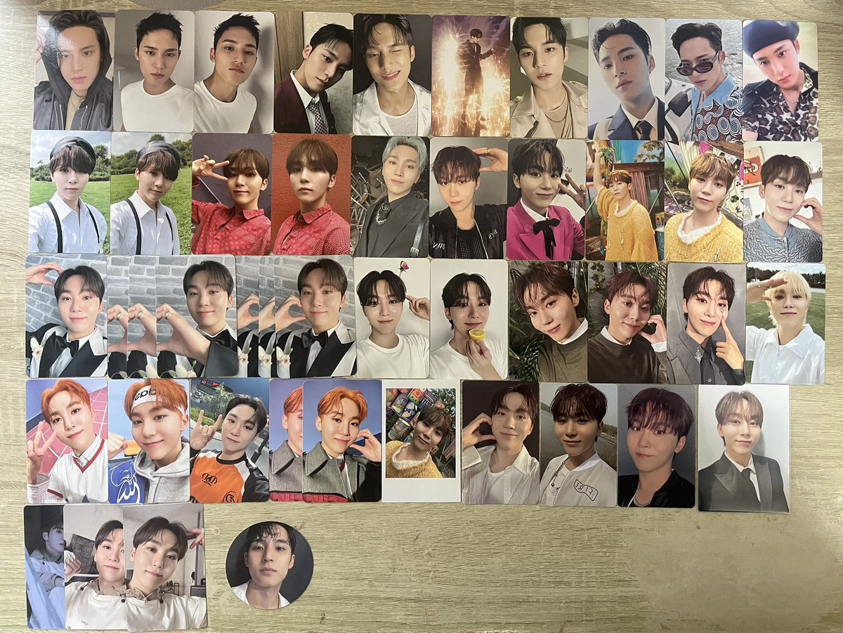 seventeen セブチ　トレカ　交換

《譲》写真1〜5枚

《求》ウォヌ、ドギョム、ミンハオ
未所持優先(固ツイリプ欄)

未所持以外でも求めているものあります！
お気軽にお声がけください＾＾
お断りの場合♡のみとなります😖