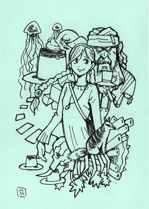 #刺さる人に届け一次創作祭り
ガールとワチャとしたモノイラスト。

思った以上に好評だったので
後々、BOOTHで販売予定でっす。
https://t.co/DsfRZxvF4d 