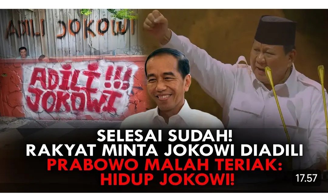 AlbarraBack's tweet photo. Rakyat minta jokowi diadili!!! 
Eh malah teriak hidup jokowi... 😇😇

Ambyar.... https://t.co/kWlzEkPxPh