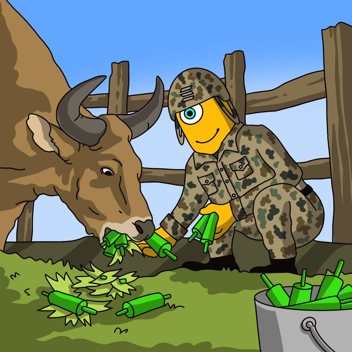 GM TROOPS 👋🏿

IT'S TIME TO FEED THE BULL 💹

$ARMY

t.me/SoldiersSOL