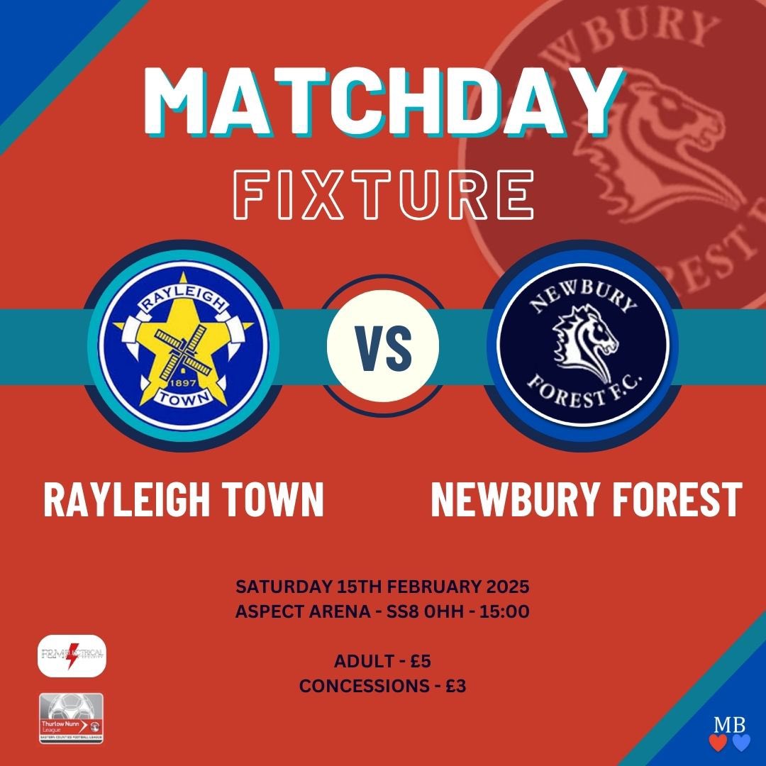 GAME DAY ⚽️💙 vs <a href="/RayleighTownFC1/">Rayleigh Town FC</a>