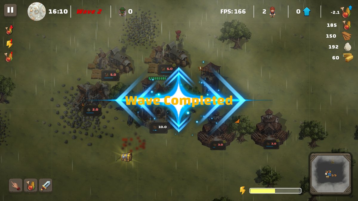 hypercloudgames's tweet photo. @lamicteNguyen Happy #screenshotsaturday everyone, in this episode an addition we added to our game and it's the "Wave Completed" animation, what do you think?
Checkout Defender's Dynasty: https://t.co/Kh8mmESDpr https://t.co/6IQNeZJAyz